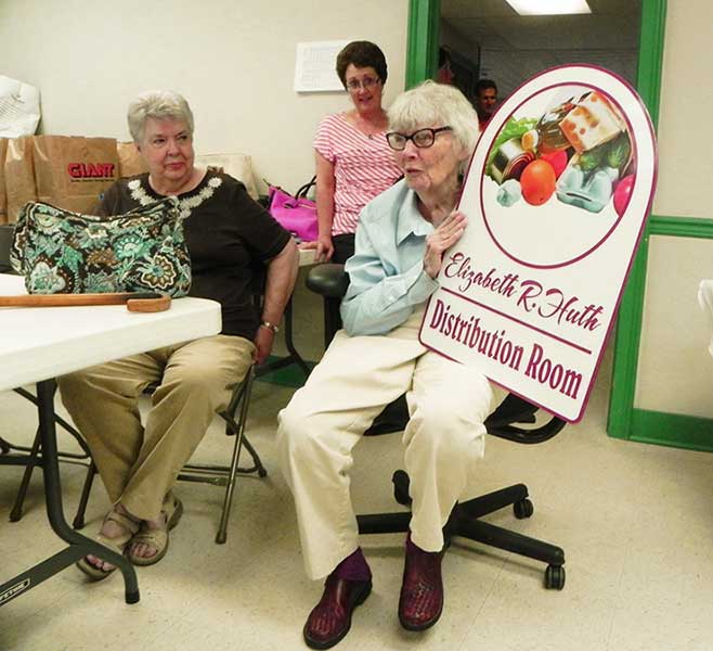 Nazareth woman recognized for decades of volunteer work at Nazareth food bank